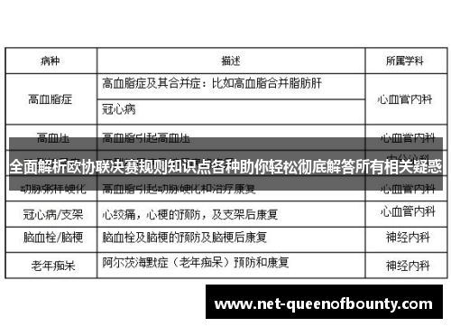 全面解析欧协联决赛规则知识点各种助你轻松彻底解答所有相关疑惑 全面解析欧协联决赛规则知识点各种助你轻松彻底解答所有相关疑惑